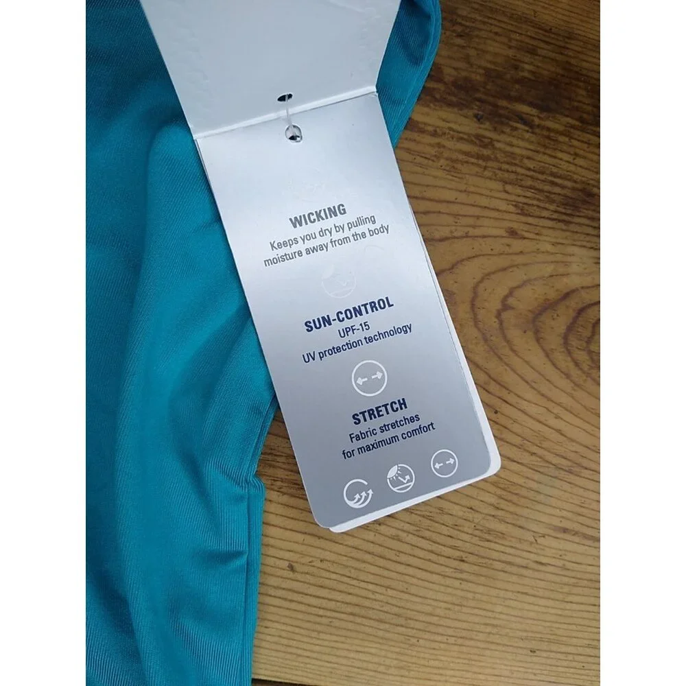 IZOD Golf SwingFlex Tank Top Womens XL Turquoise Sleeveless Activewear NWT - Picture 6 of 10